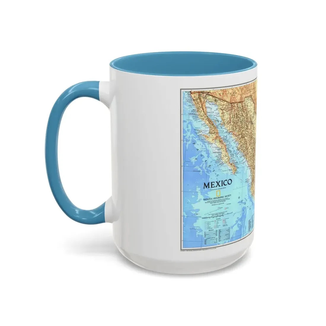 North America - Mexico (1994) (Map) Accent Coffee Mug - Go Mug Yourself