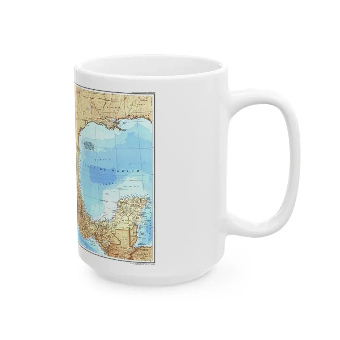 North America - Mexico (1994) (Map) White Coffee Mug - Go Mug Yourself