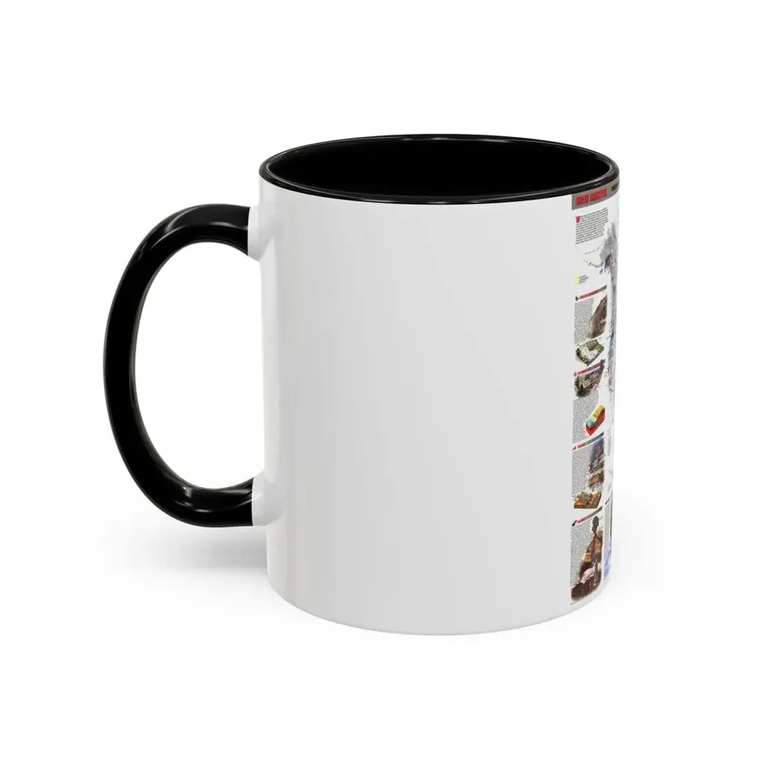 North America - Nature in Full Force (1998) (Map) Accent Coffee Mug - Go Mug Yourself