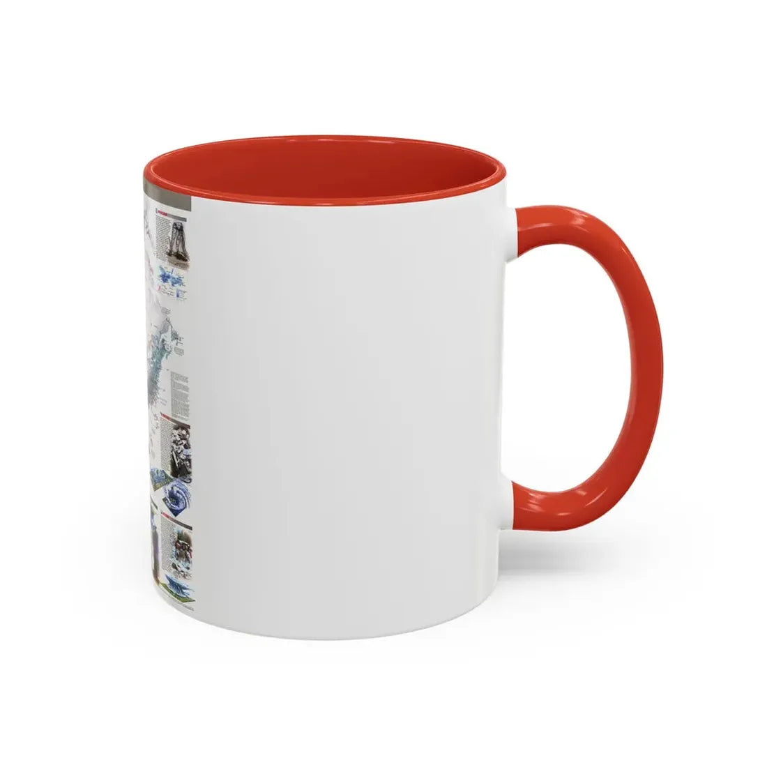 North America - Nature in Full Force (1998) (Map) Accent Coffee Mug - Go Mug Yourself