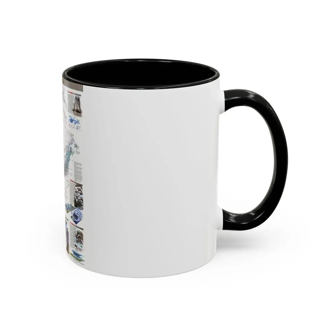 North America - Nature in Full Force (1998) (Map) Accent Coffee Mug - Go Mug Yourself