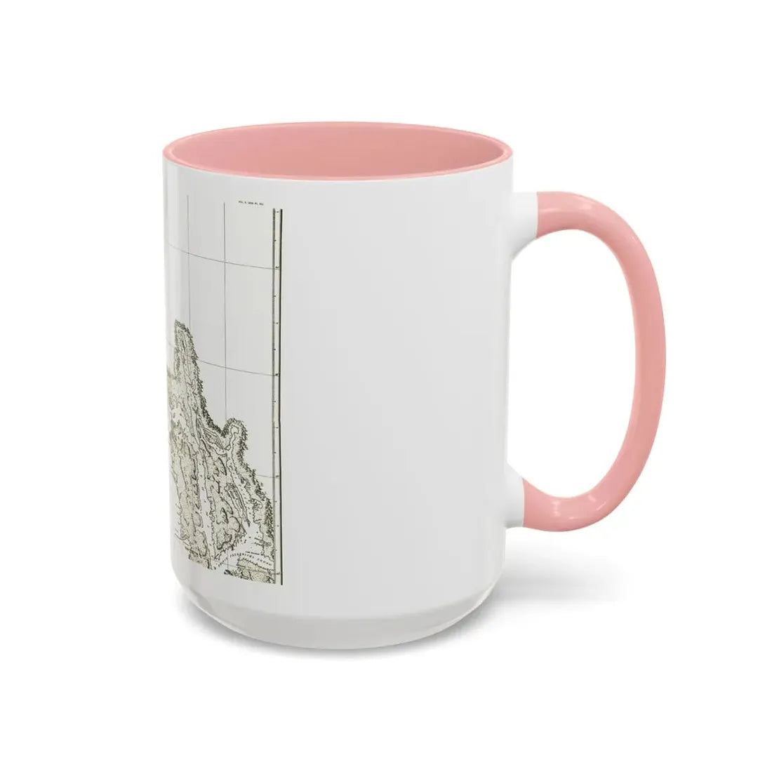 North America - Part of the Coast (1898) (Map) Accent Coffee Mug - Go Mug Yourself