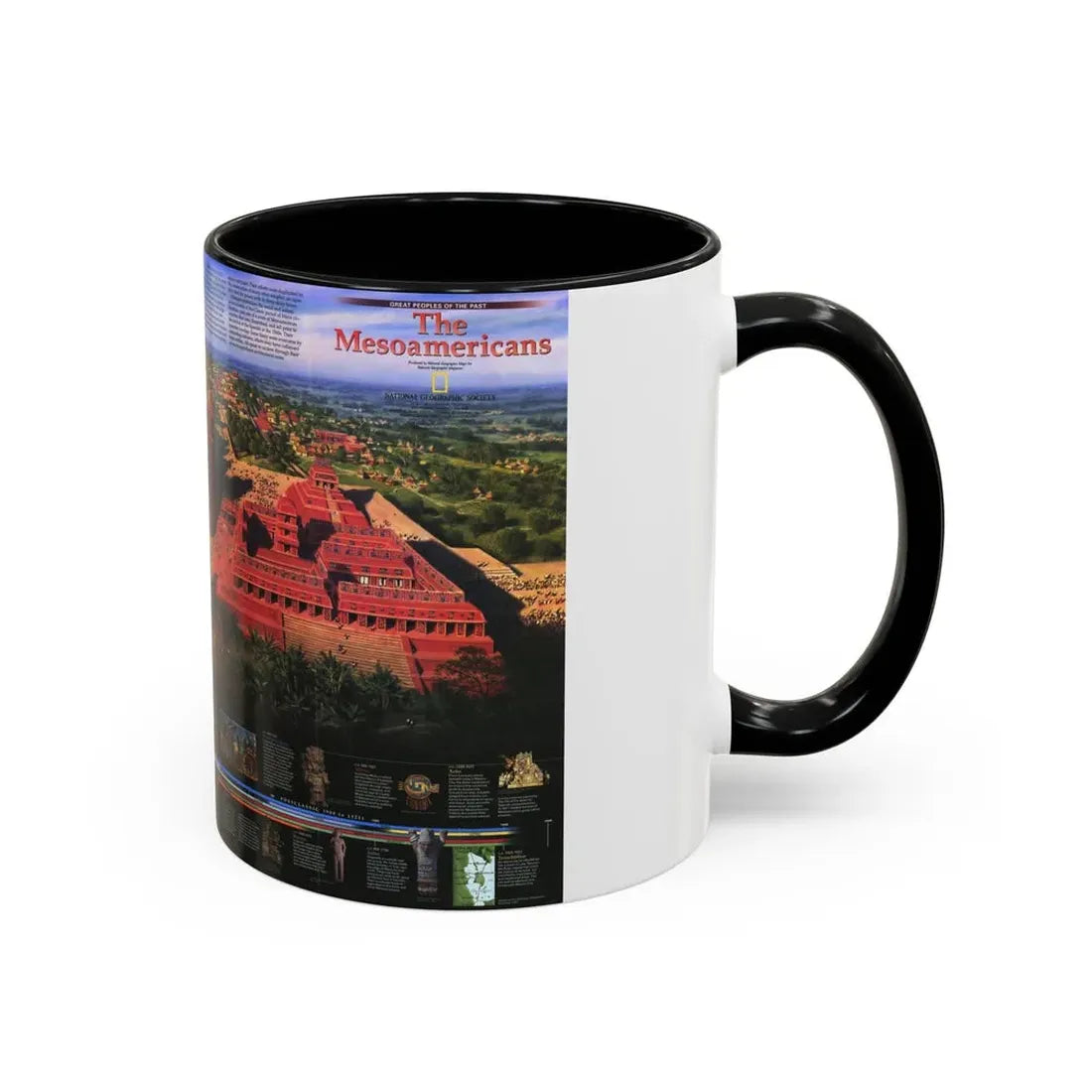 North America - The Mesoamericans (1997) (Map) Accent Coffee Mug - Go Mug Yourself