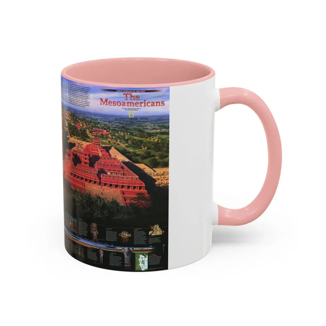 North America - The Mesoamericans (1997) (Map) Accent Coffee Mug - Go Mug Yourself