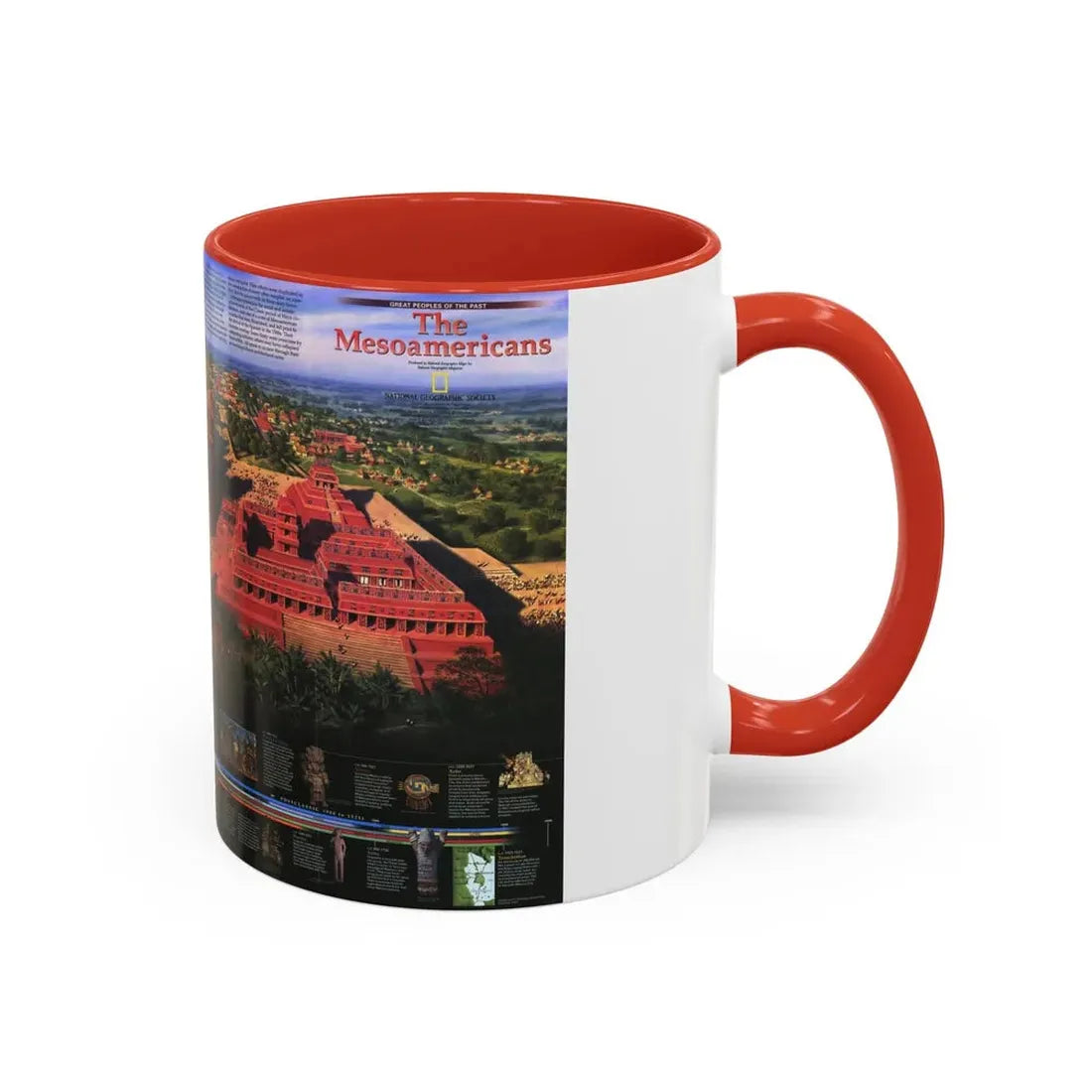 North America - The Mesoamericans (1997) (Map) Accent Coffee Mug - Go Mug Yourself