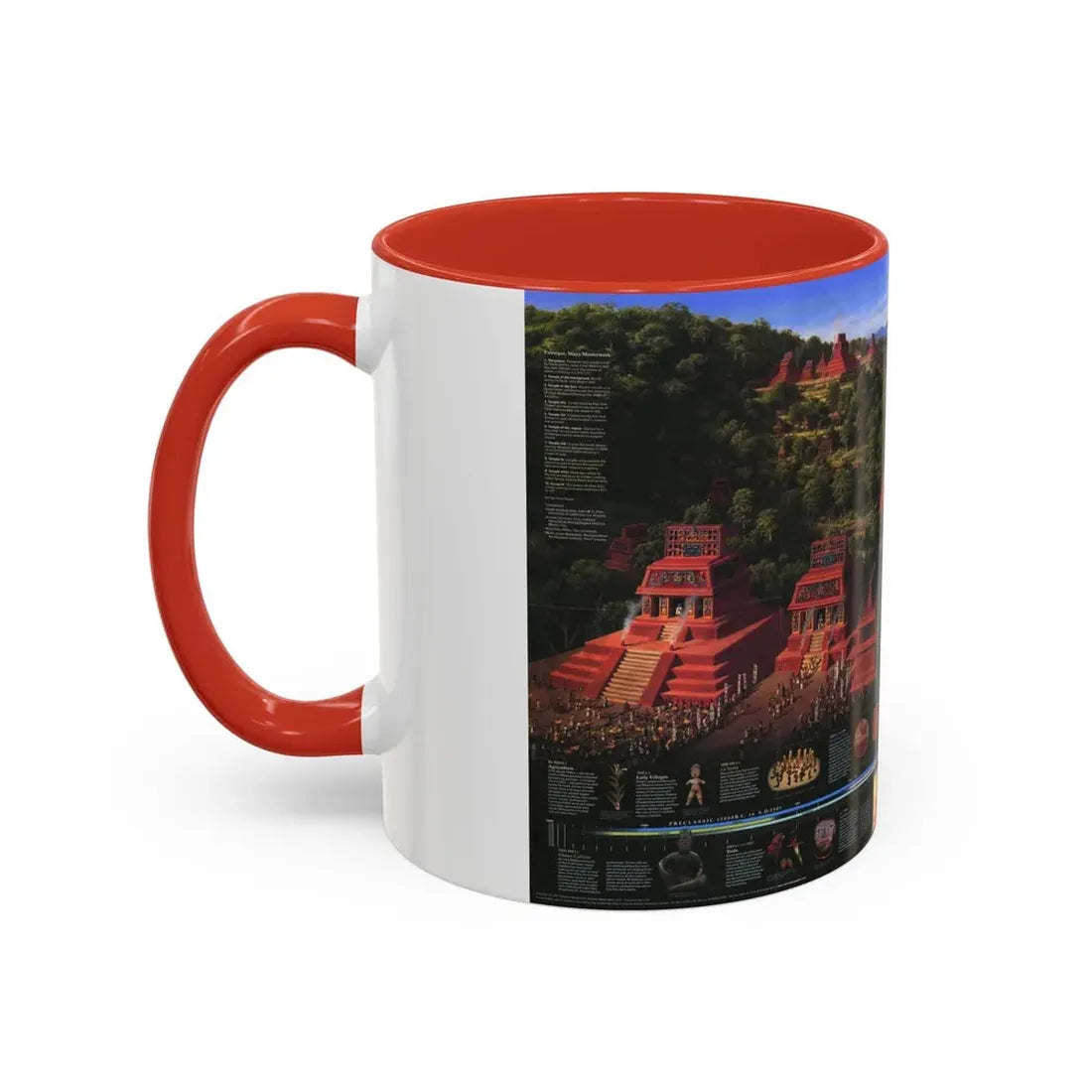 North America - The Mesoamericans (1997) (Map) Accent Coffee Mug - Go Mug Yourself