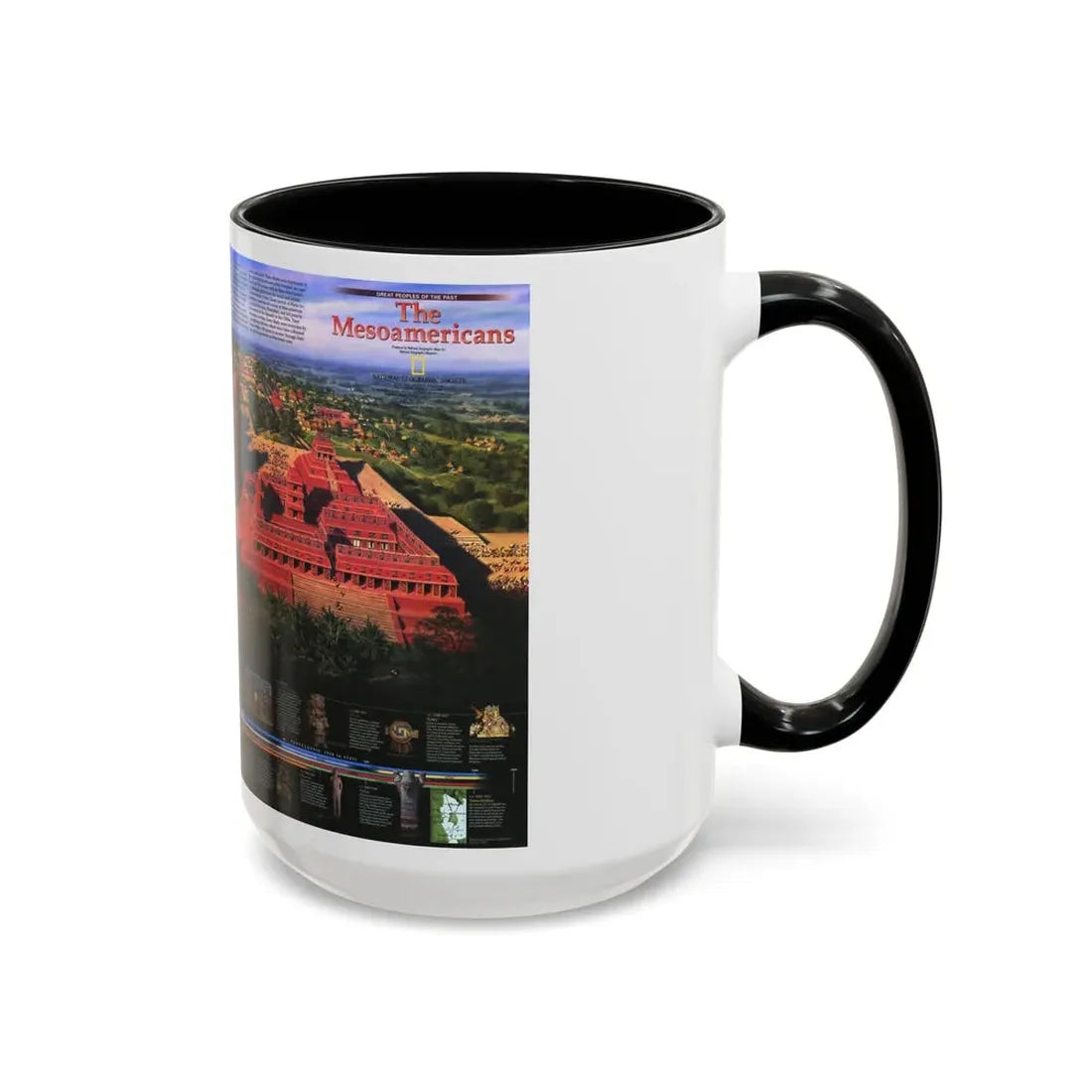 North America - The Mesoamericans (1997) (Map) Accent Coffee Mug - Go Mug Yourself