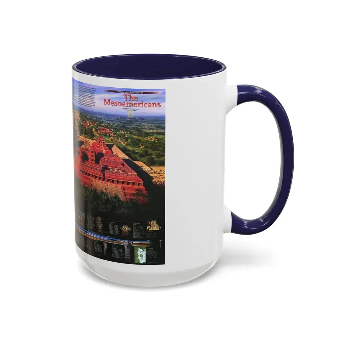 North America - The Mesoamericans (1997) (Map) Accent Coffee Mug - Go Mug Yourself