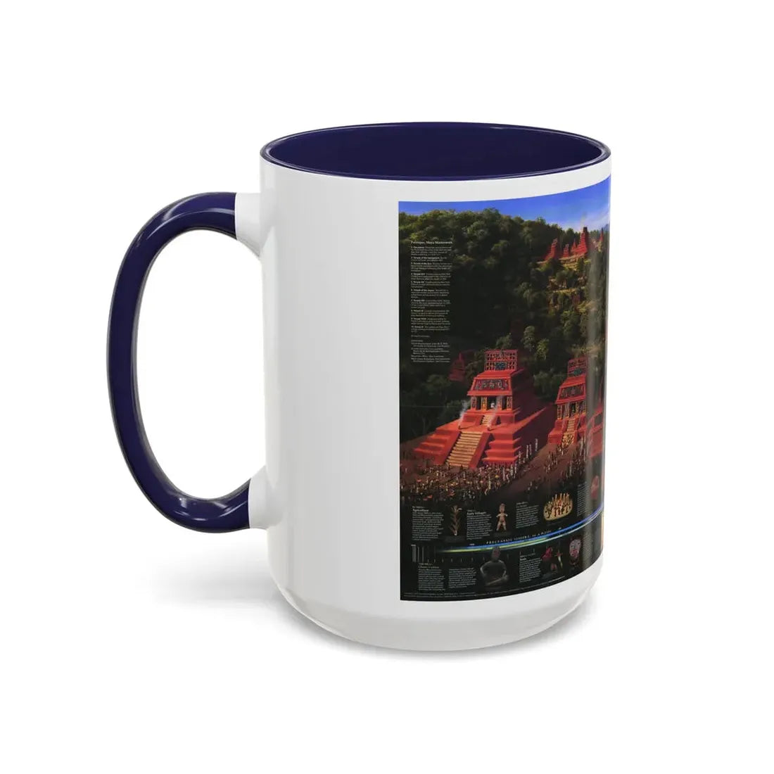 North America - The Mesoamericans (1997) (Map) Accent Coffee Mug - Go Mug Yourself