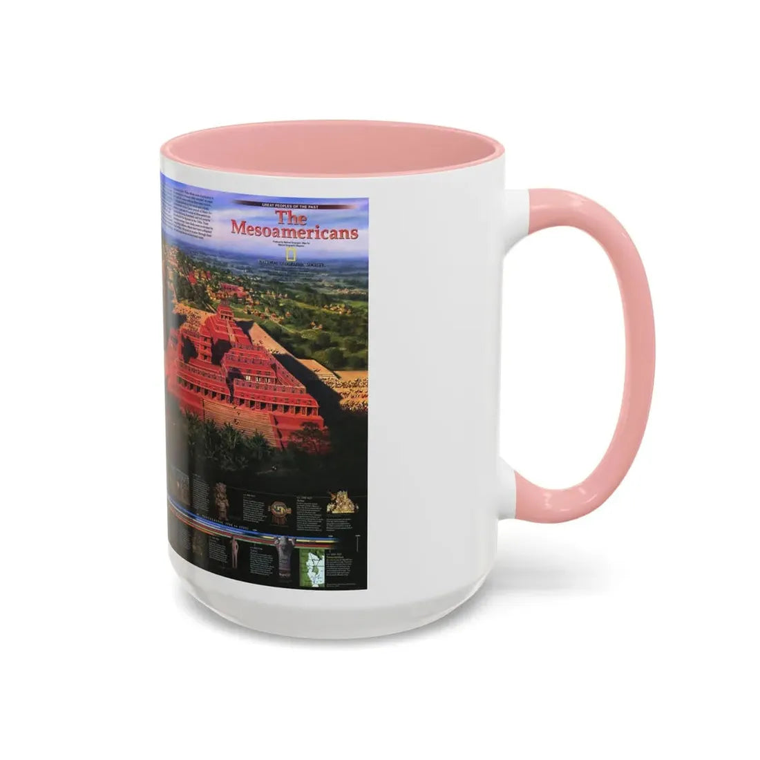 North America - The Mesoamericans (1997) (Map) Accent Coffee Mug - Go Mug Yourself