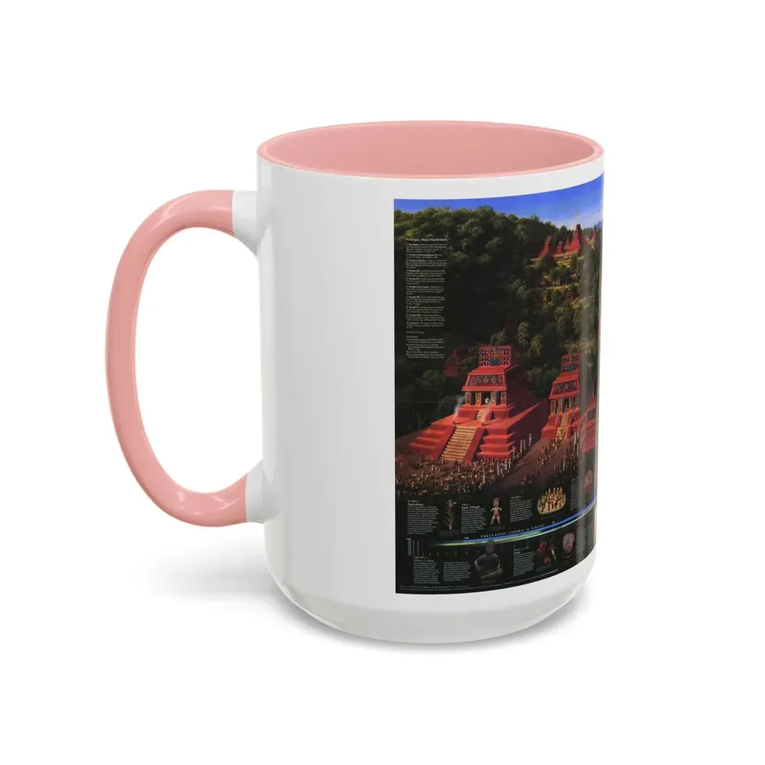 North America - The Mesoamericans (1997) (Map) Accent Coffee Mug - Go Mug Yourself