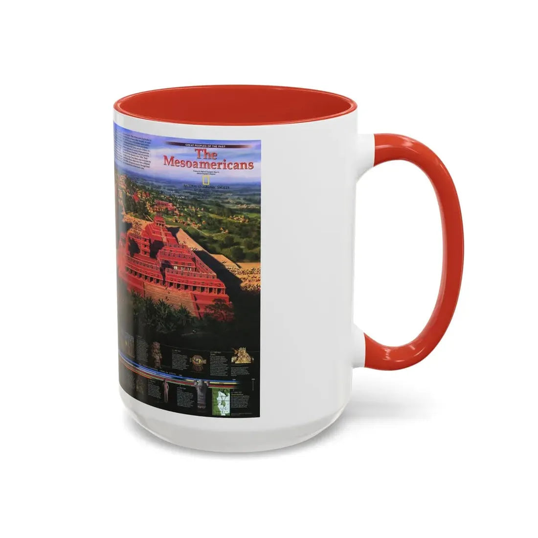 North America - The Mesoamericans (1997) (Map) Accent Coffee Mug - Go Mug Yourself