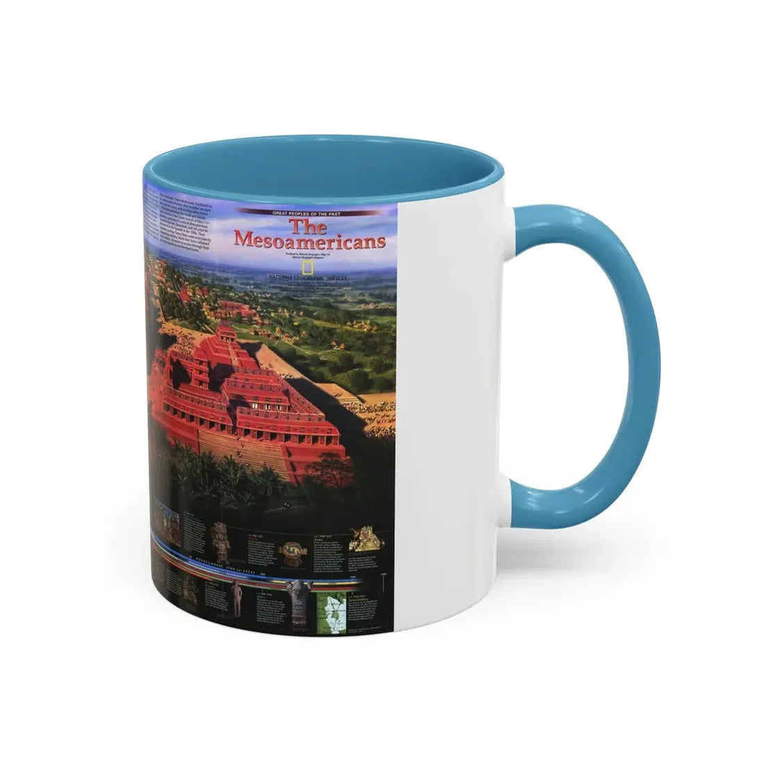 North America - The Mesoamericans (1997) (Map) Accent Coffee Mug - Go Mug Yourself