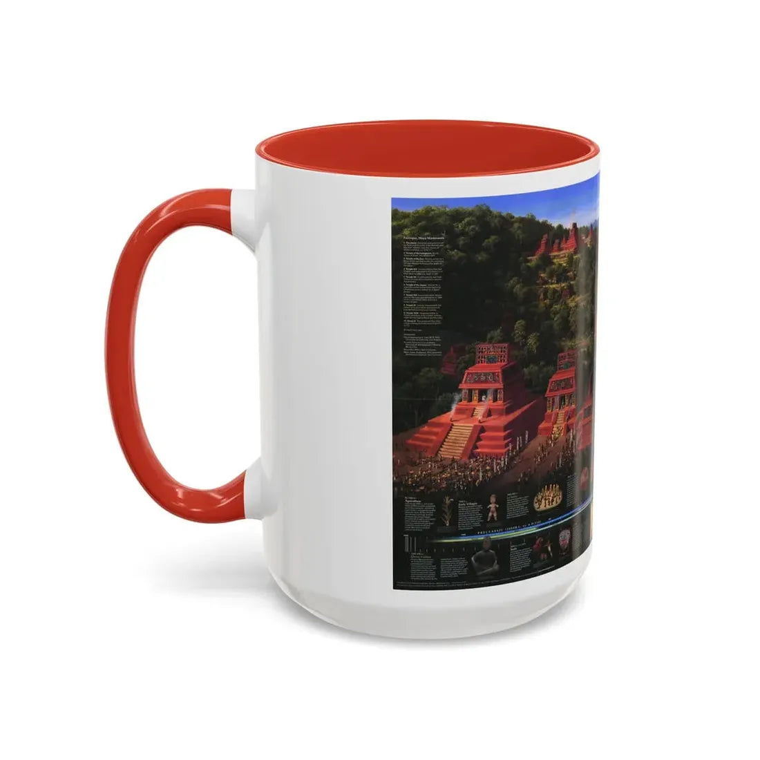 North America - The Mesoamericans (1997) (Map) Accent Coffee Mug - Go Mug Yourself