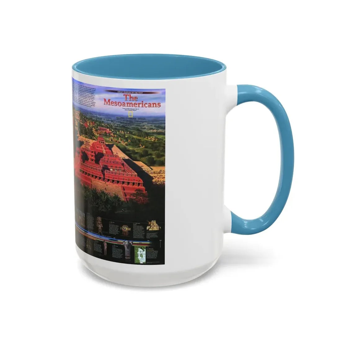 North America - The Mesoamericans (1997) (Map) Accent Coffee Mug - Go Mug Yourself