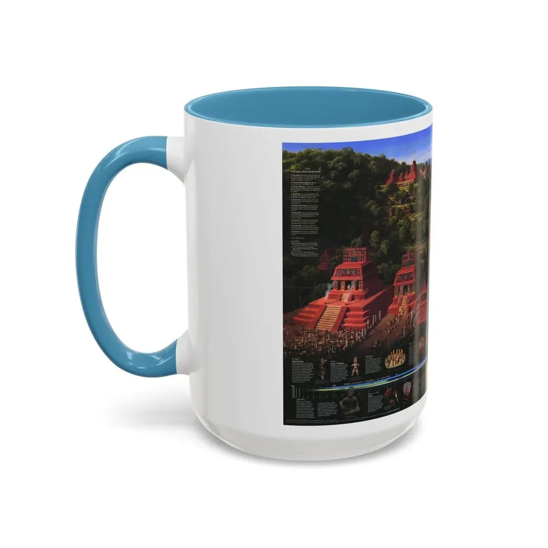 North America - The Mesoamericans (1997) (Map) Accent Coffee Mug - Go Mug Yourself