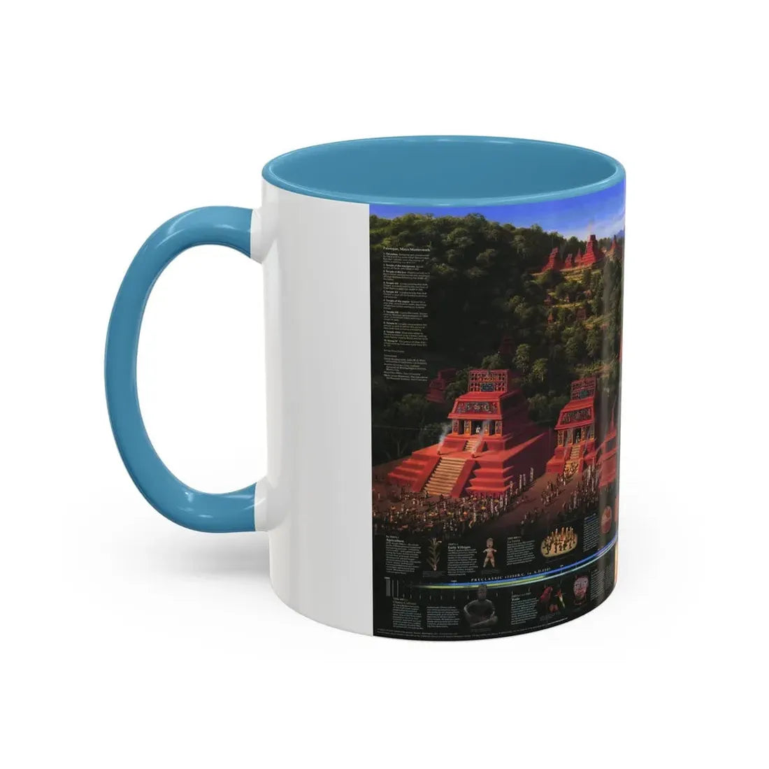 North America - The Mesoamericans (1997) (Map) Accent Coffee Mug - Go Mug Yourself