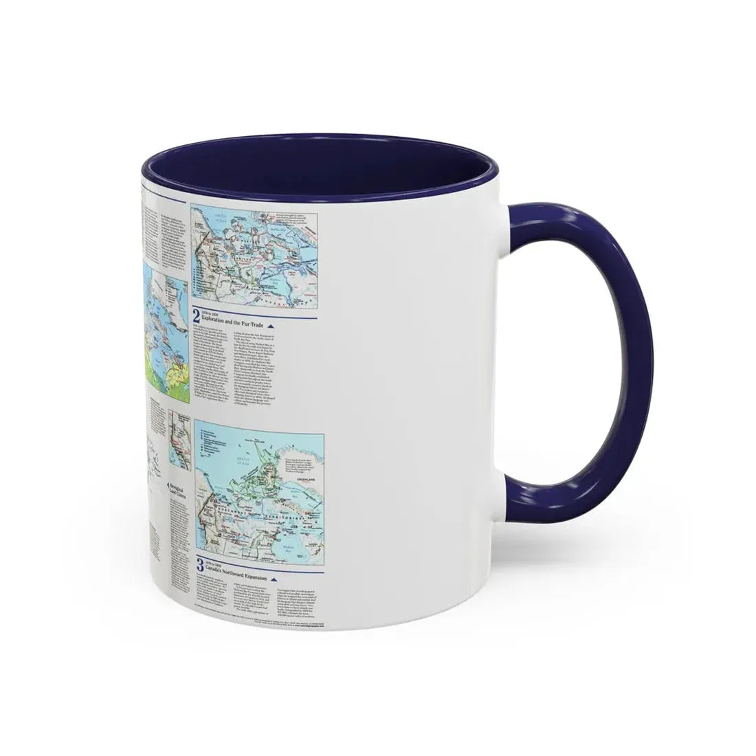 North America - The North (1997) (Map) Accent Coffee Mug - Go Mug Yourself