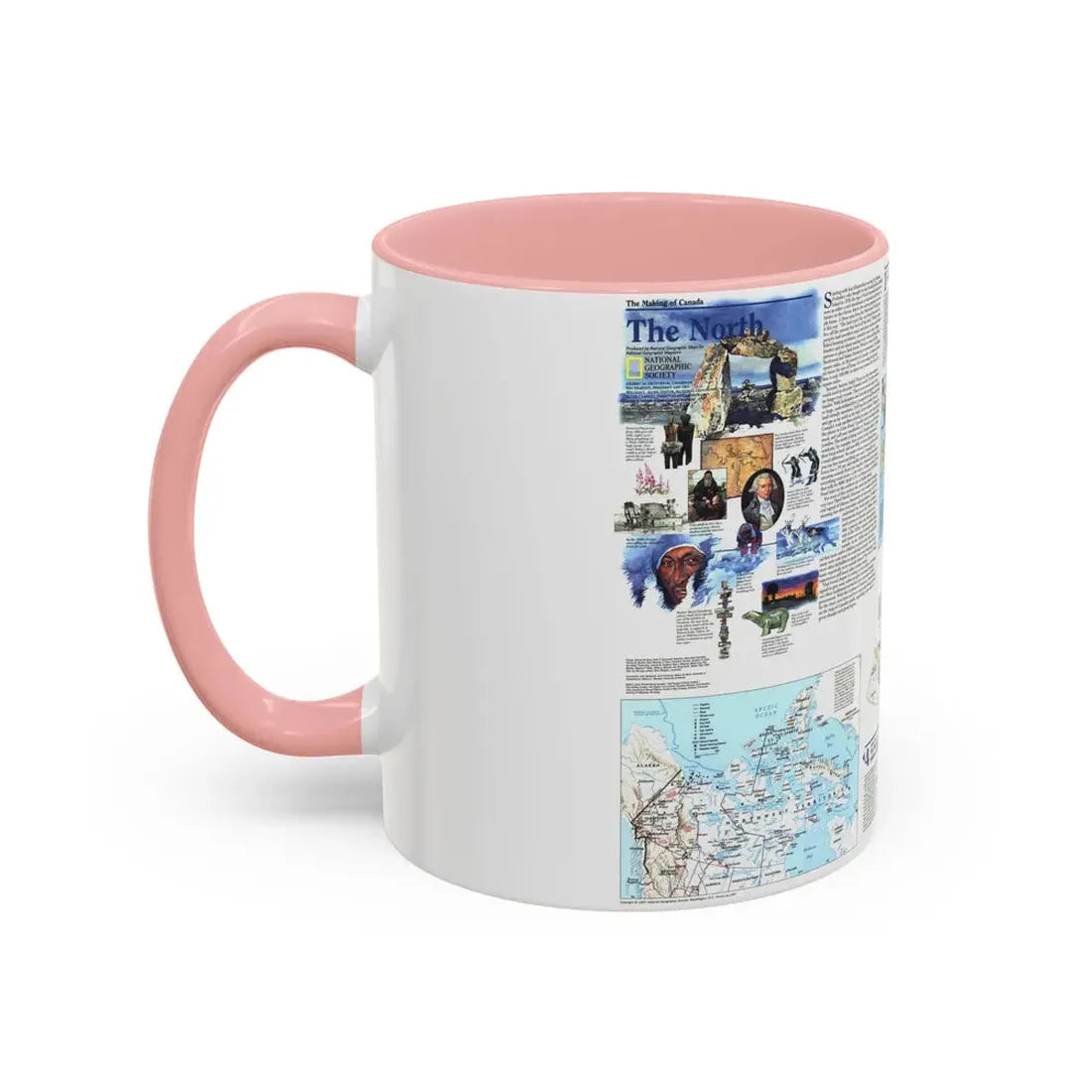 North America - The North (1997) (Map) Accent Coffee Mug - Go Mug Yourself