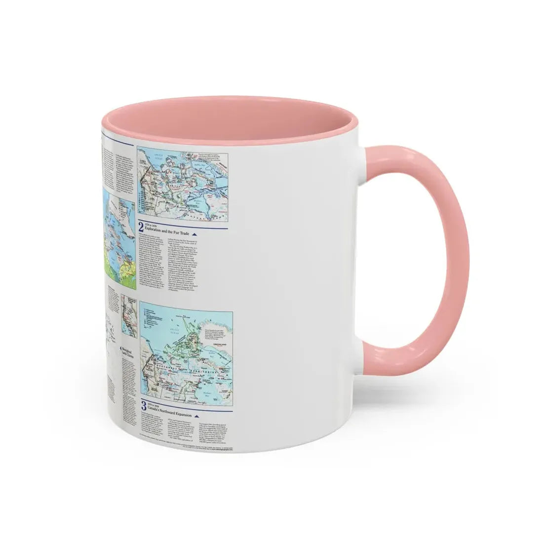 North America - The North (1997) (Map) Accent Coffee Mug - Go Mug Yourself