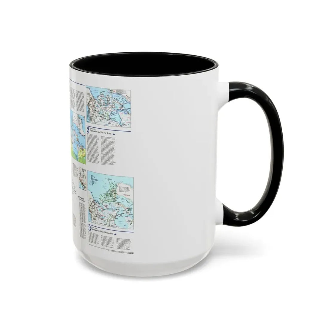 North America - The North (1997) (Map) Accent Coffee Mug - Go Mug Yourself