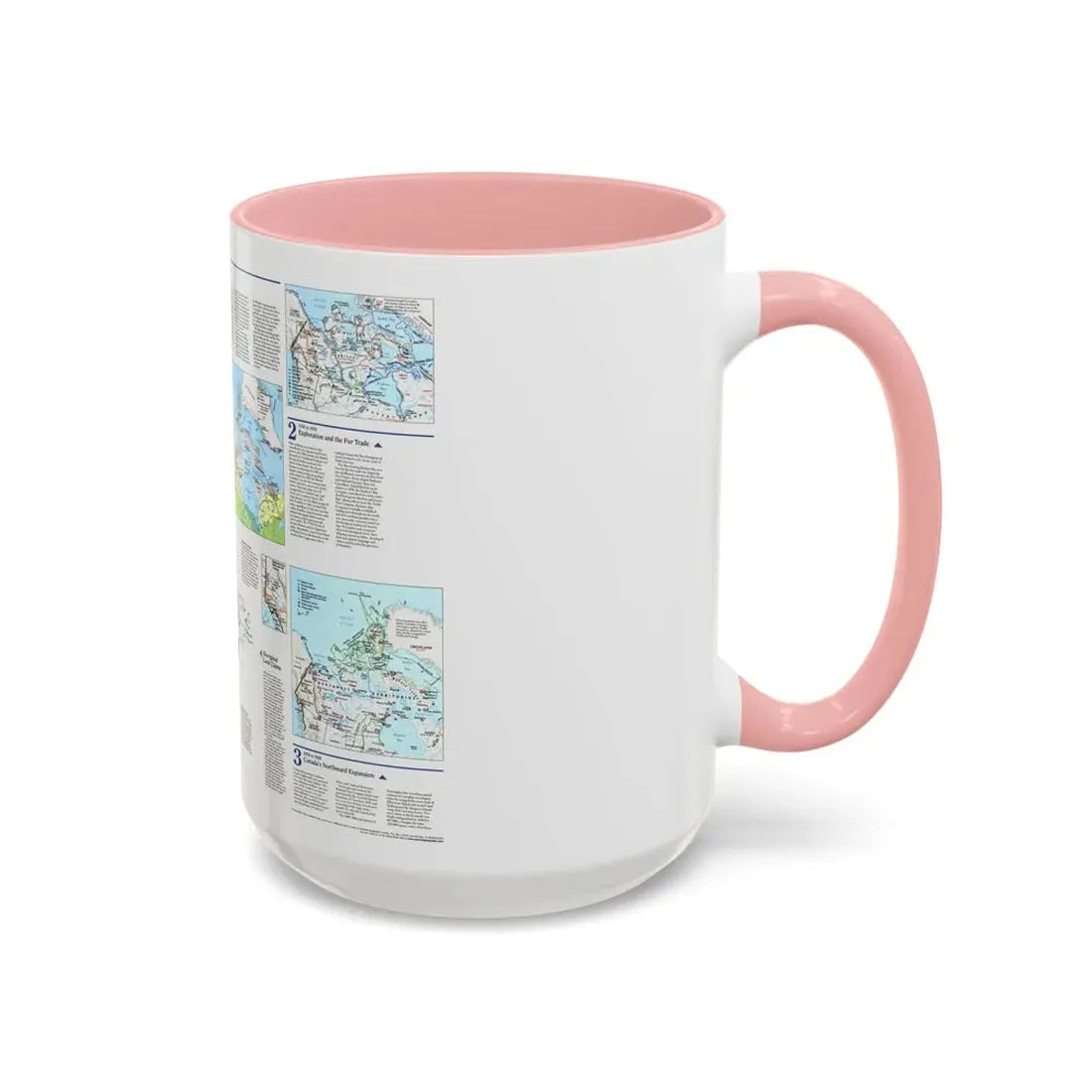 North America - The North (1997) (Map) Accent Coffee Mug - Go Mug Yourself