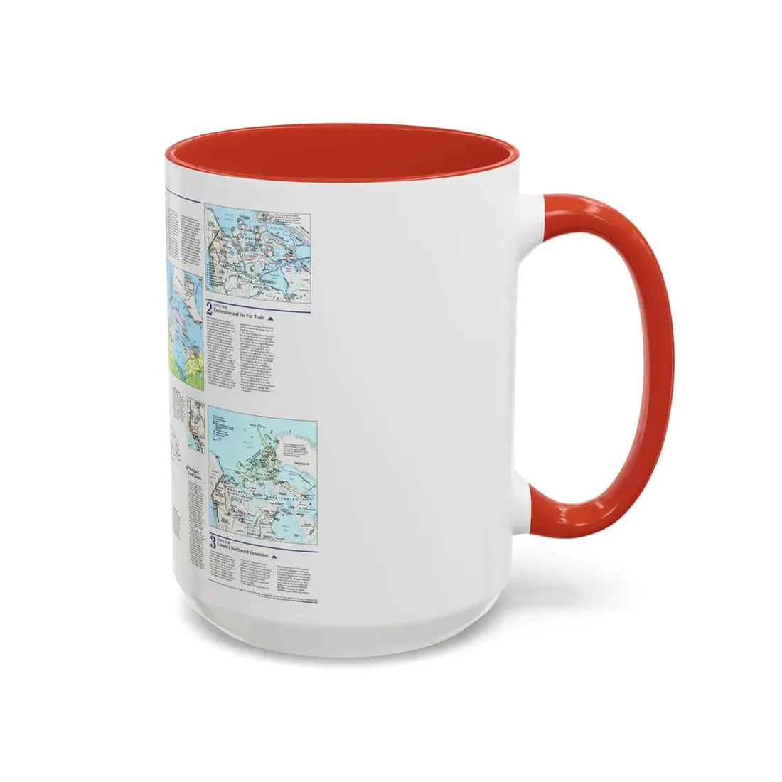 North America - The North (1997) (Map) Accent Coffee Mug - Go Mug Yourself