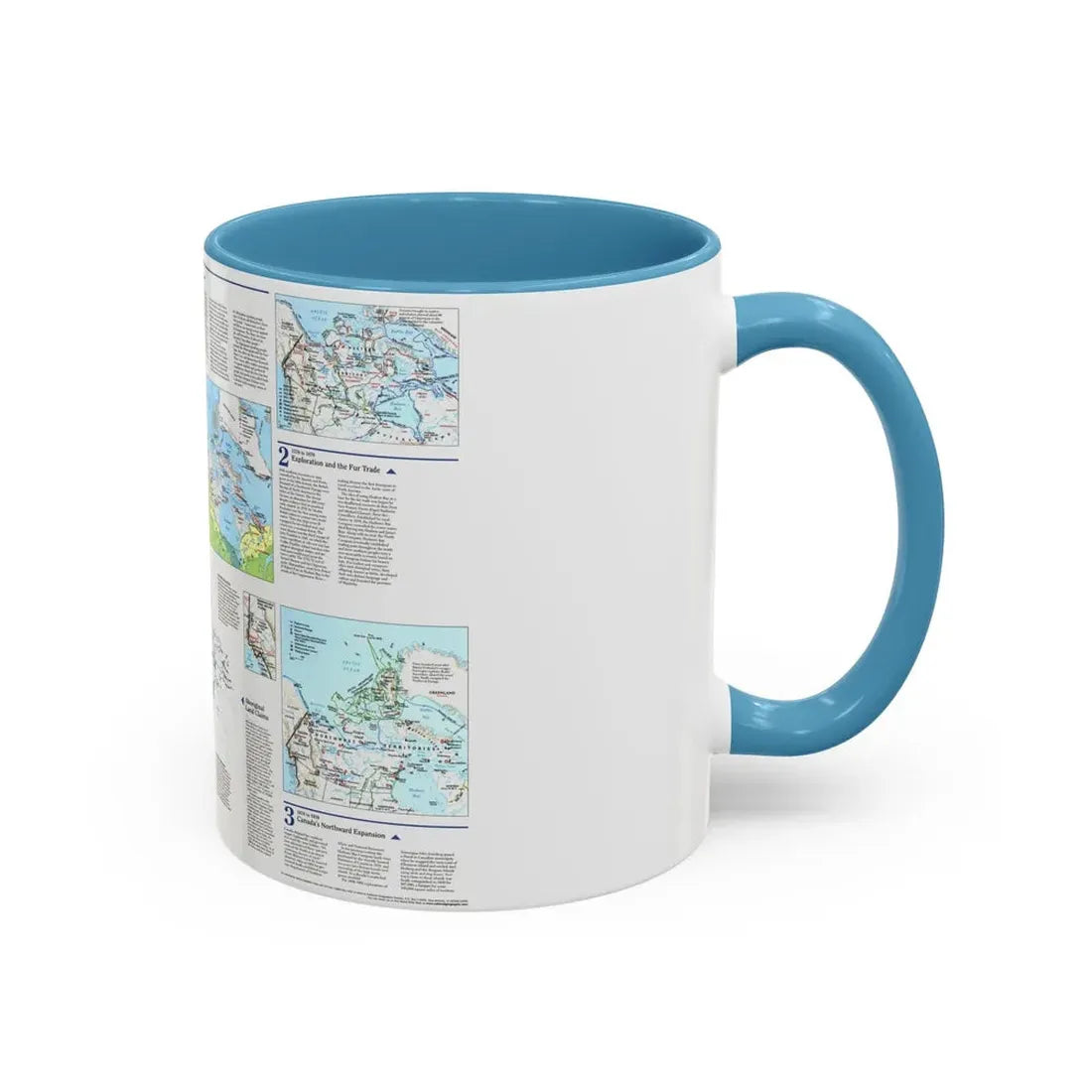 North America - The North (1997) (Map) Accent Coffee Mug - Go Mug Yourself