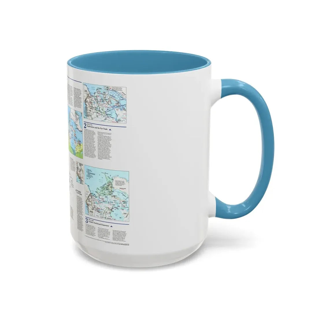 North America - The North (1997) (Map) Accent Coffee Mug - Go Mug Yourself