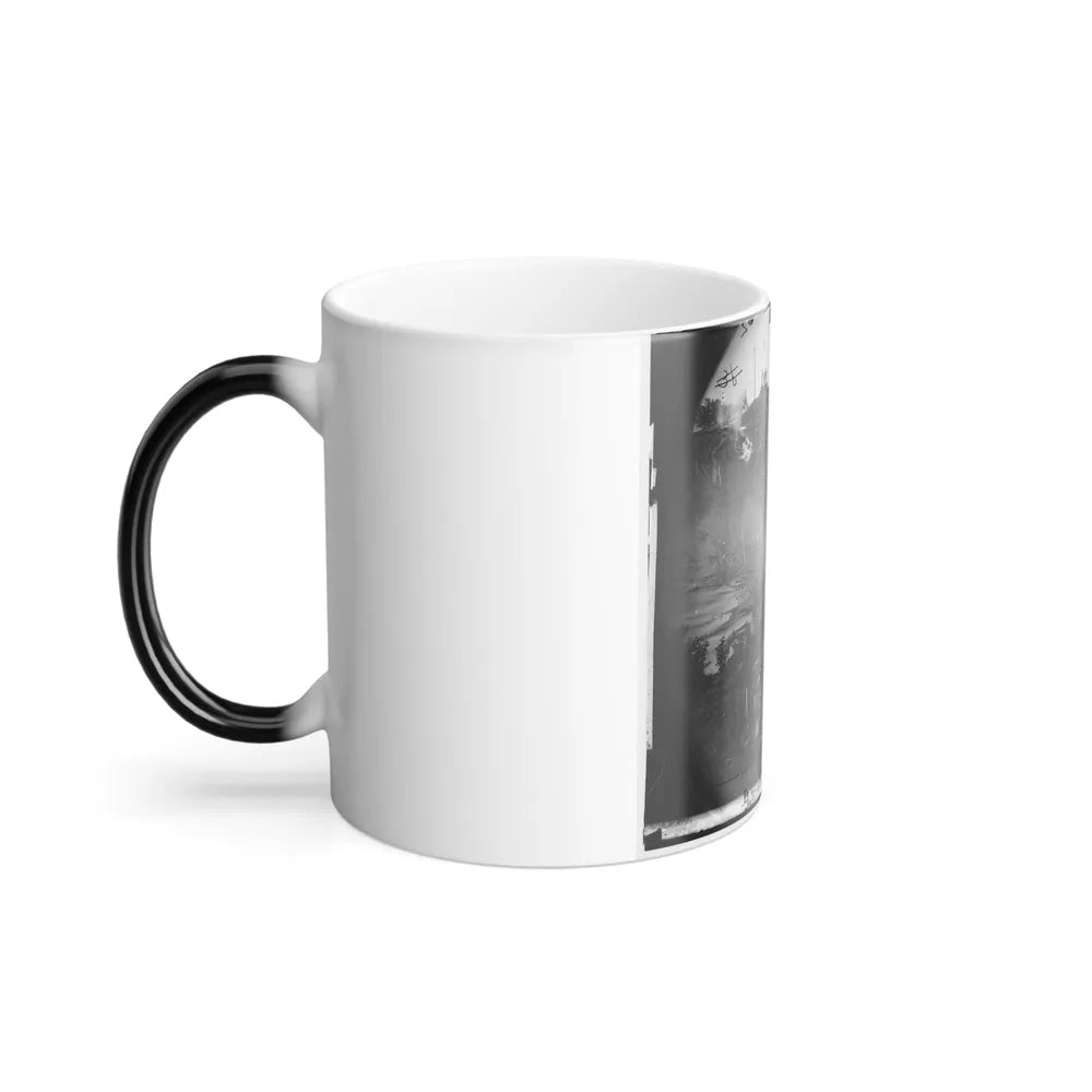 North Anna River, Va. Destroyed Bridge of the Richmond and Fredericksburg Railroad (U.S. Civil War) Color Changing Coffee Mug 11oz-Go Mug Yourself
