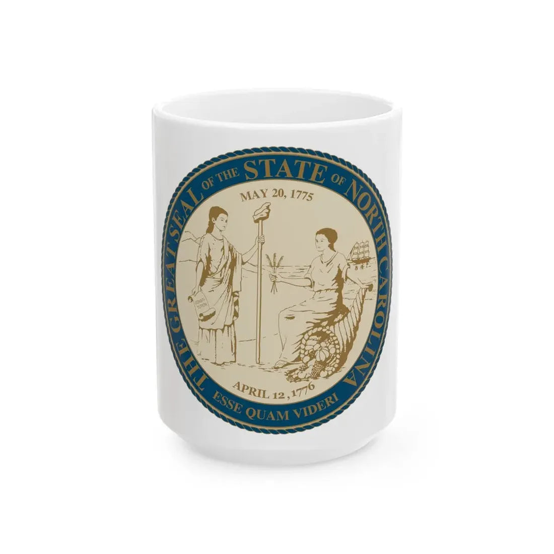 North Carolina Alternate - White Coffee Mug 15oz - Go Mug Yourself