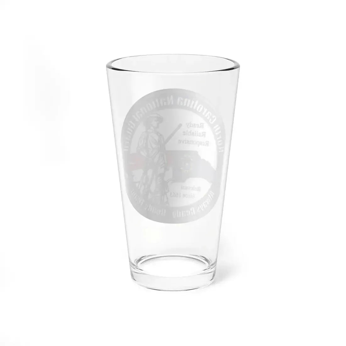 North Carolina National Guard - Pint Glass 16oz - Go Mug Yourself