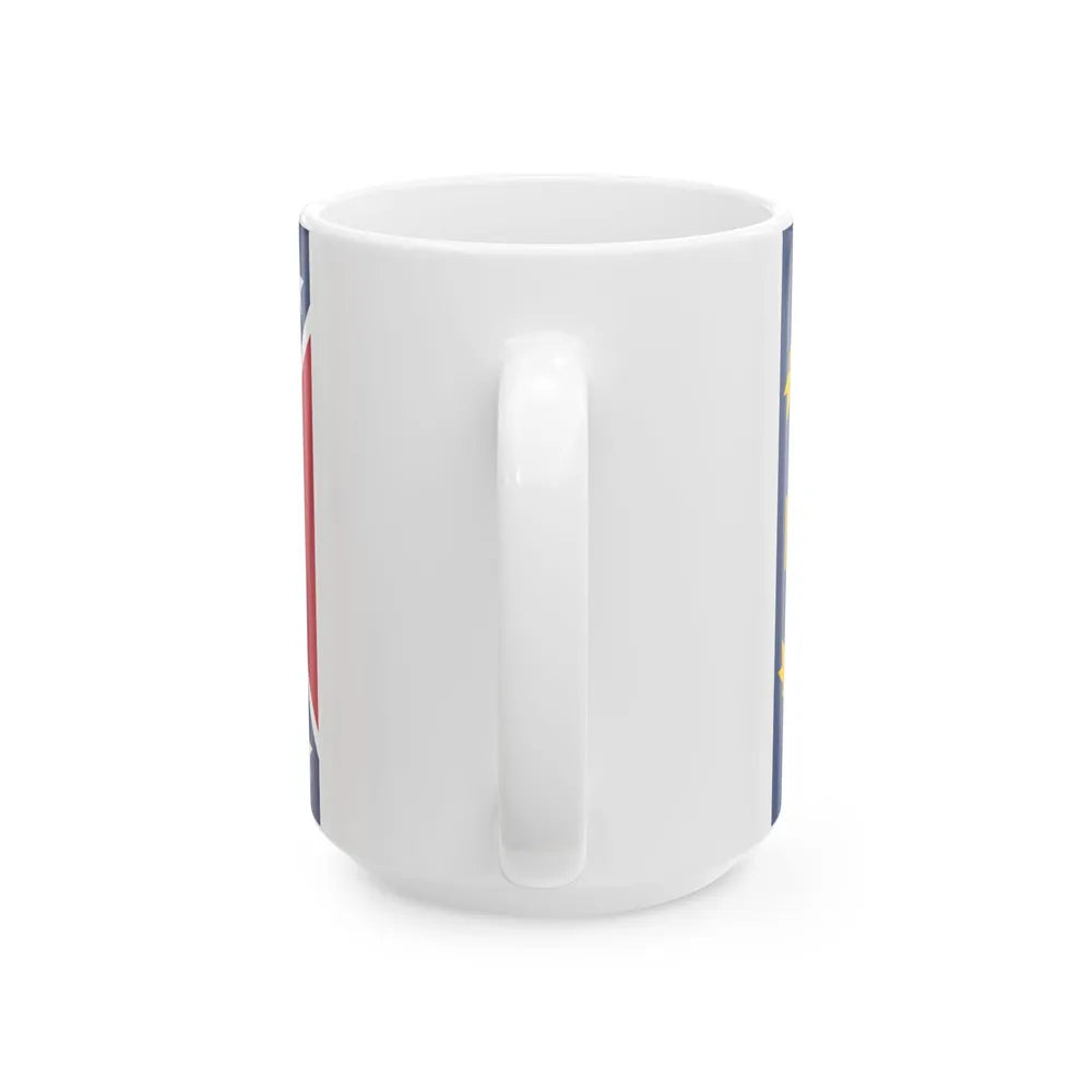 North Carolina Rebel Flag (United States) White Coffee Mug - Go Mug Yourself