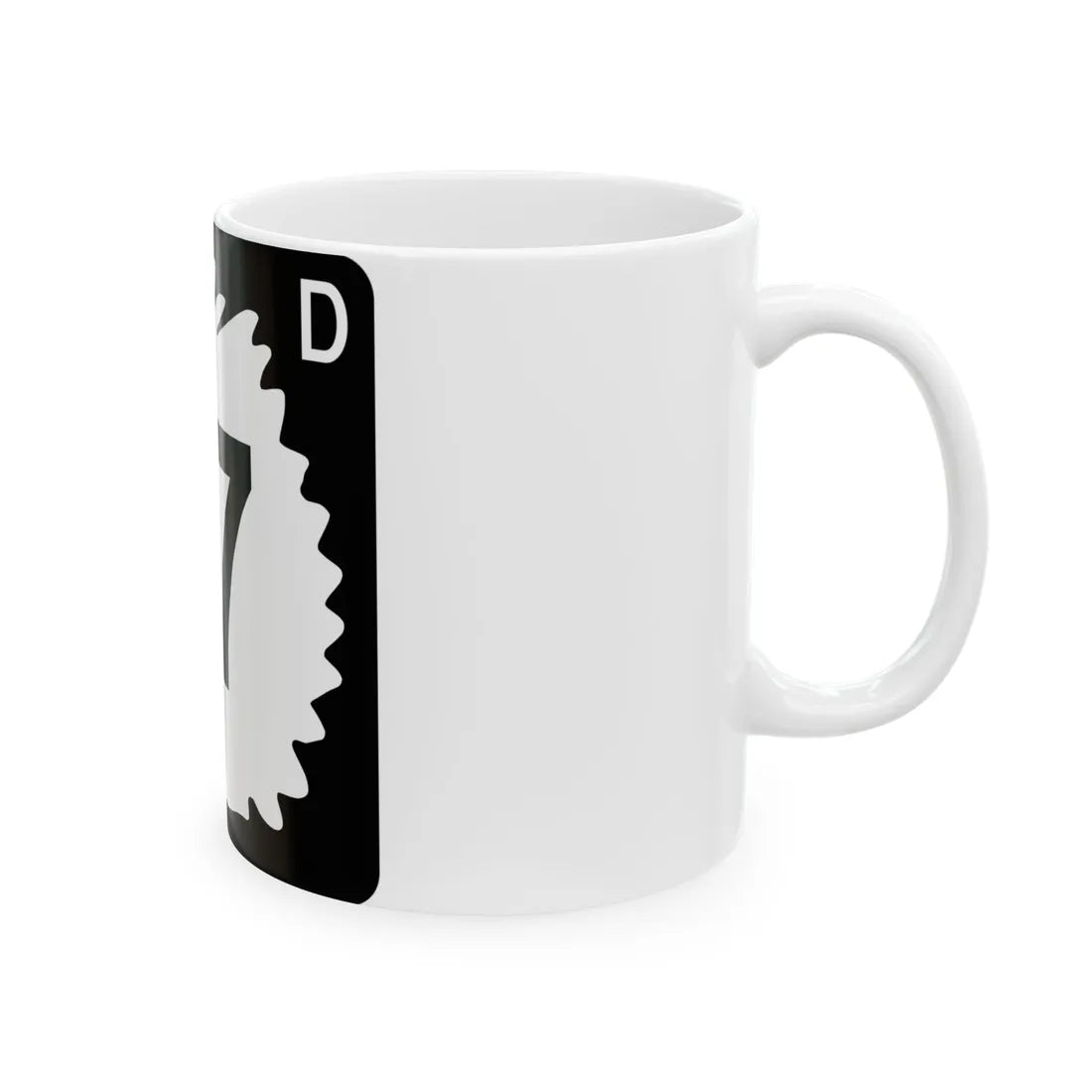 North Dakota 17 (North Dakota) (Road Sign) White Coffee Mug - Go Mug Yourself