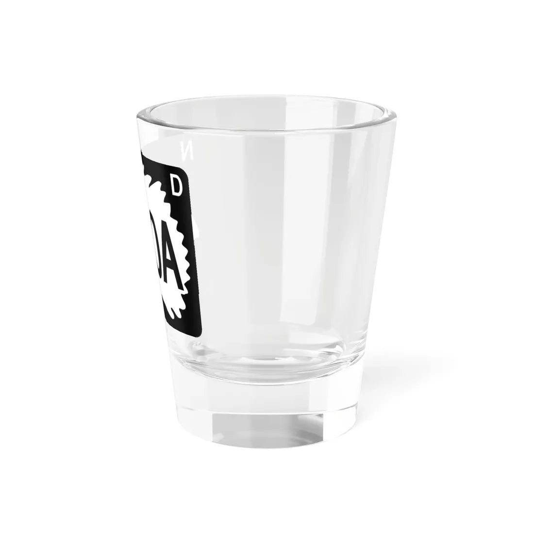 North Dakota 200A (North Dakota) (Road Sign) Shot Glass 1.5oz - Go Mug Yourself