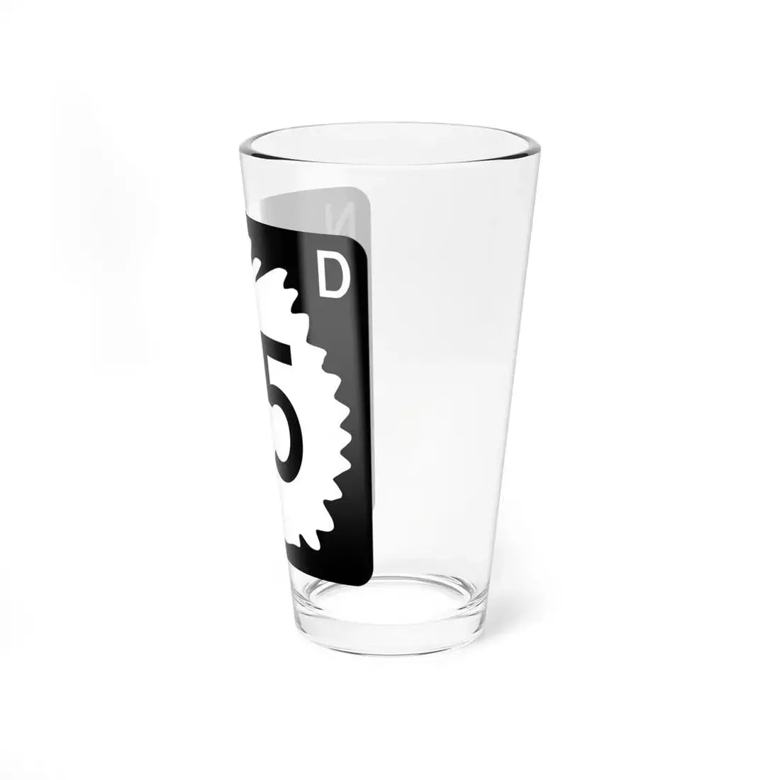 North Dakota 65 (North Dakota) (Road Sign) Pint Glss 16oz - Go Mug Yourself