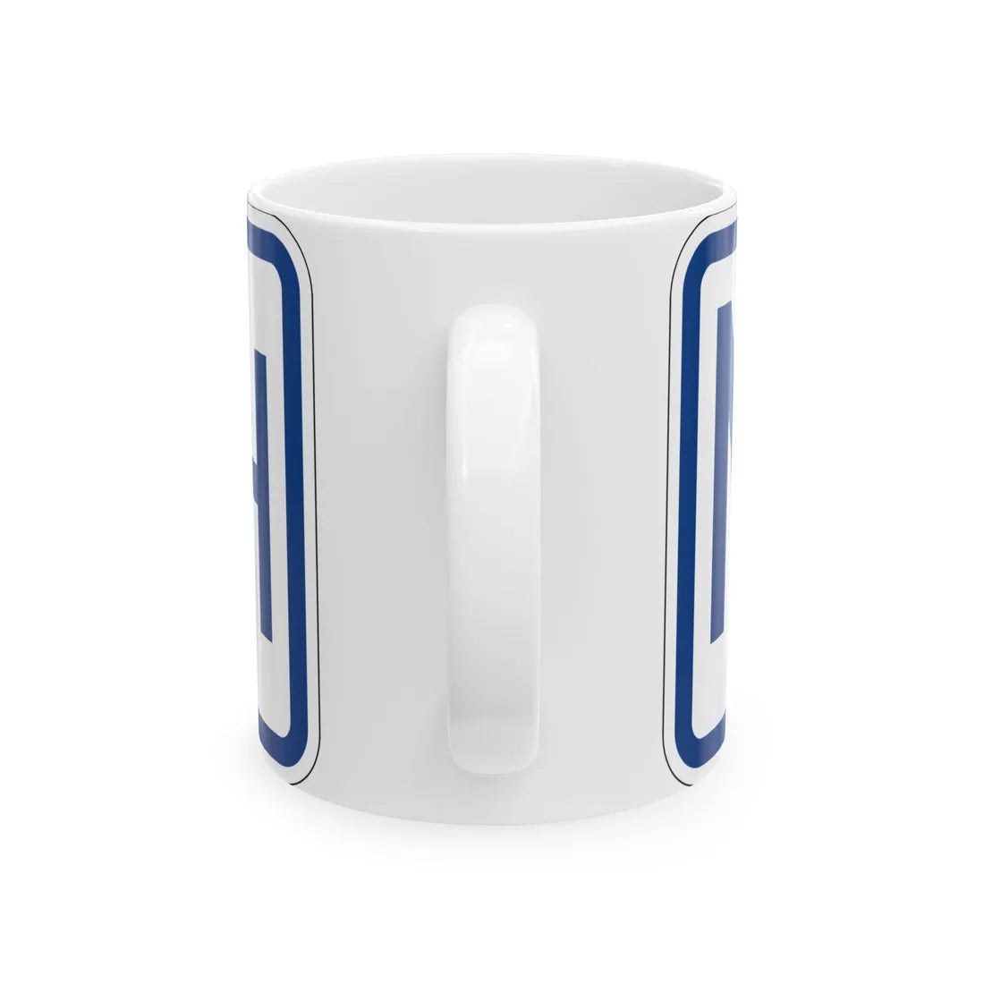 North plate South Carolina (South Carolina) (Road Sign) White Coffee Mug - Go Mug Yourself