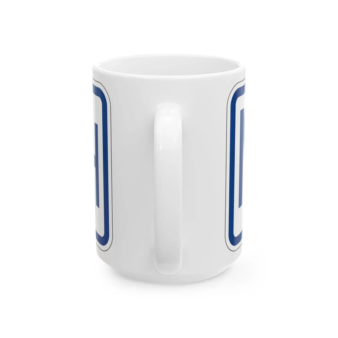 North plate South Carolina (South Carolina) (Road Sign) White Coffee Mug - Go Mug Yourself