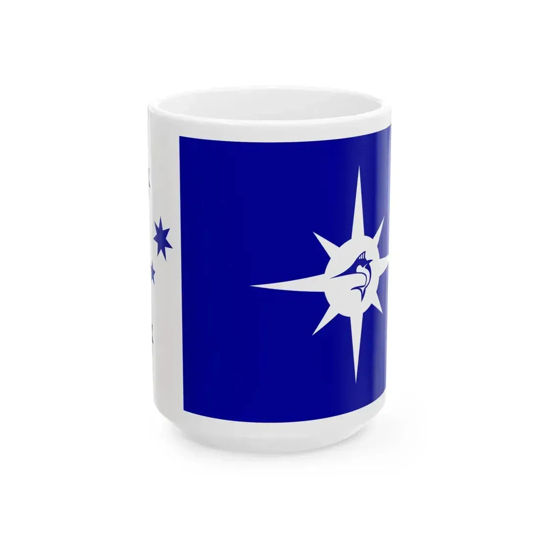 North Queensland State Flag Proposal Variant (Australia) White Coffee Mug 15oz - Go Mug Yourself