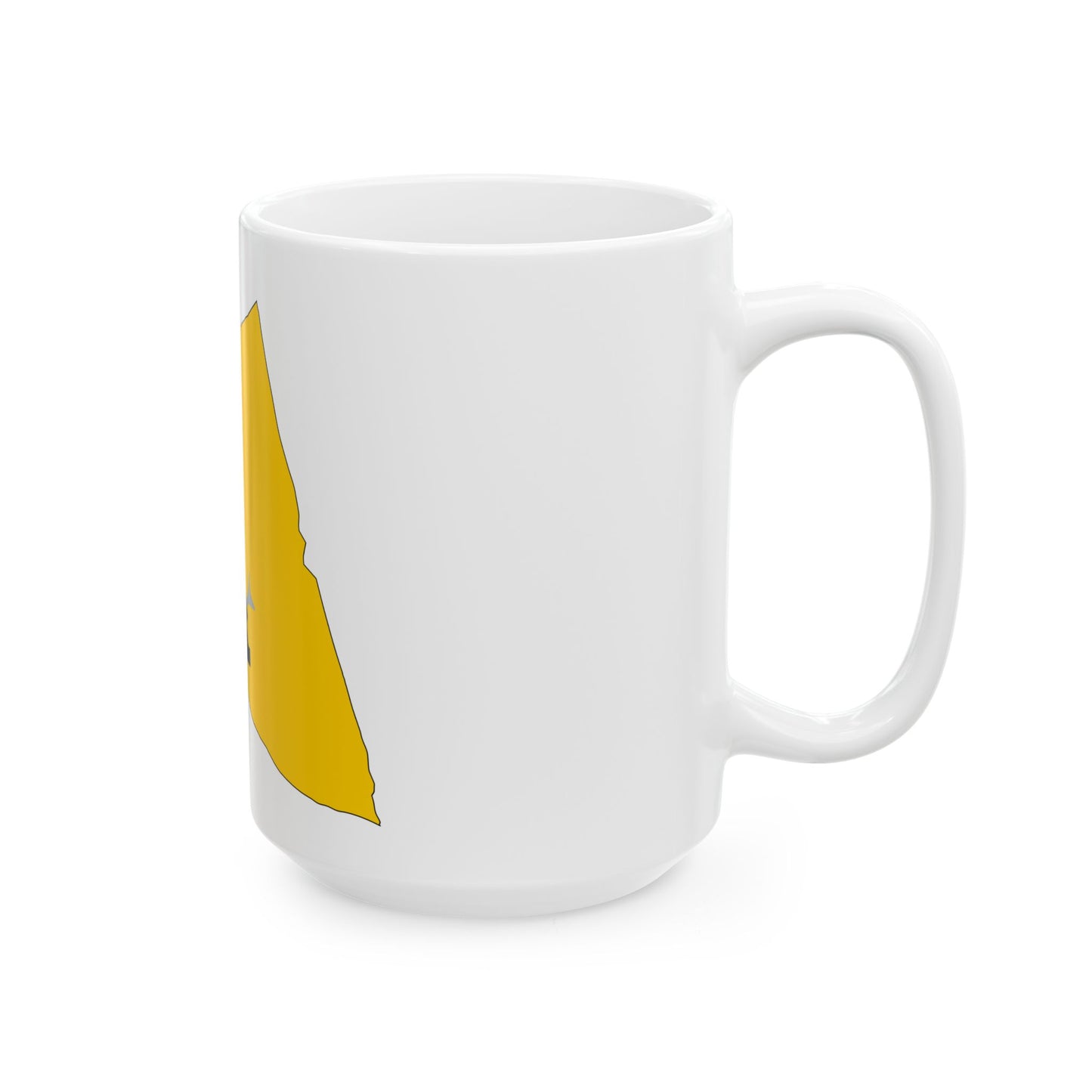North Sinai Governorate Flag Map (Egypt) White Coffee Mug-Go Mug Yourself