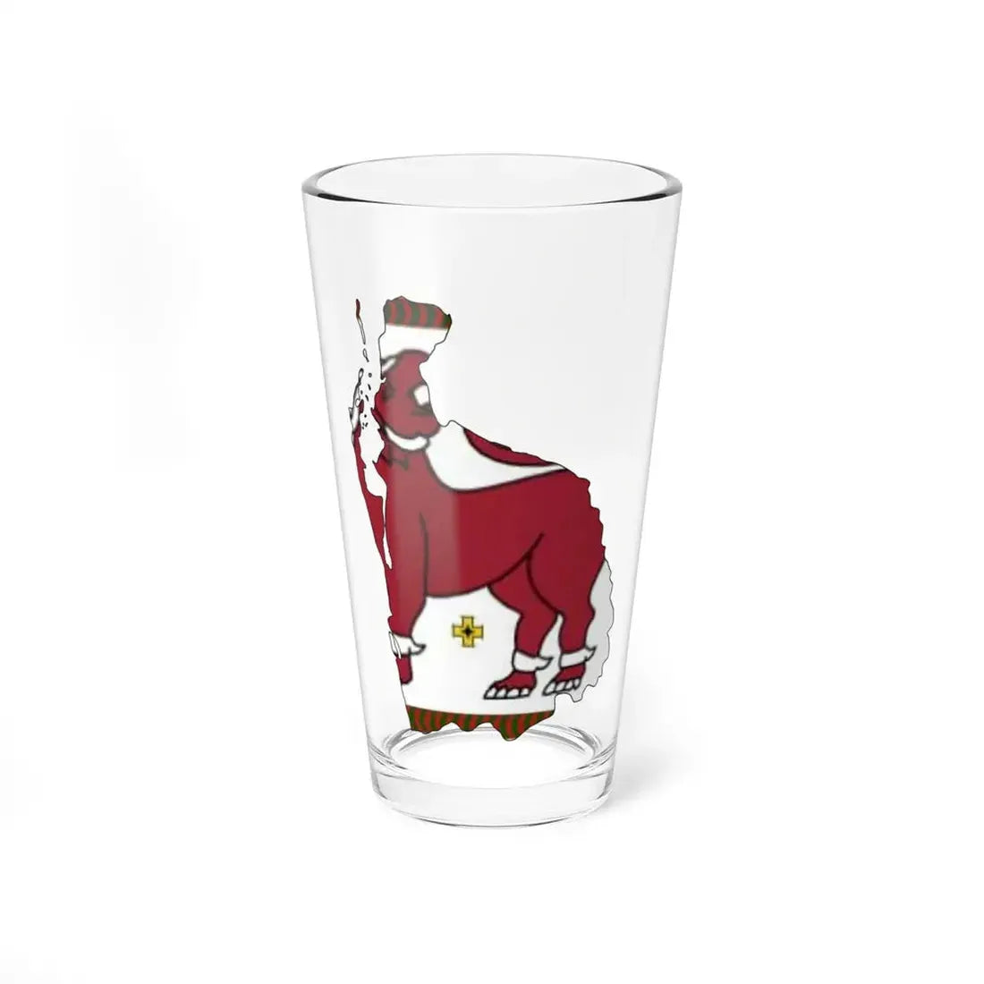 North Western Province Flag-map (Sri Lanka) Pint Glass 16oz 16oz - Go Mug Yourself