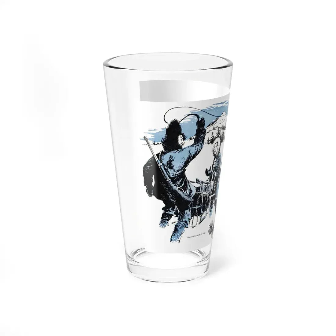 North Wind Crying, Bluebook, August 1952 (Magazine Illustration) Pint Glass 16oz - Go Mug Yourself