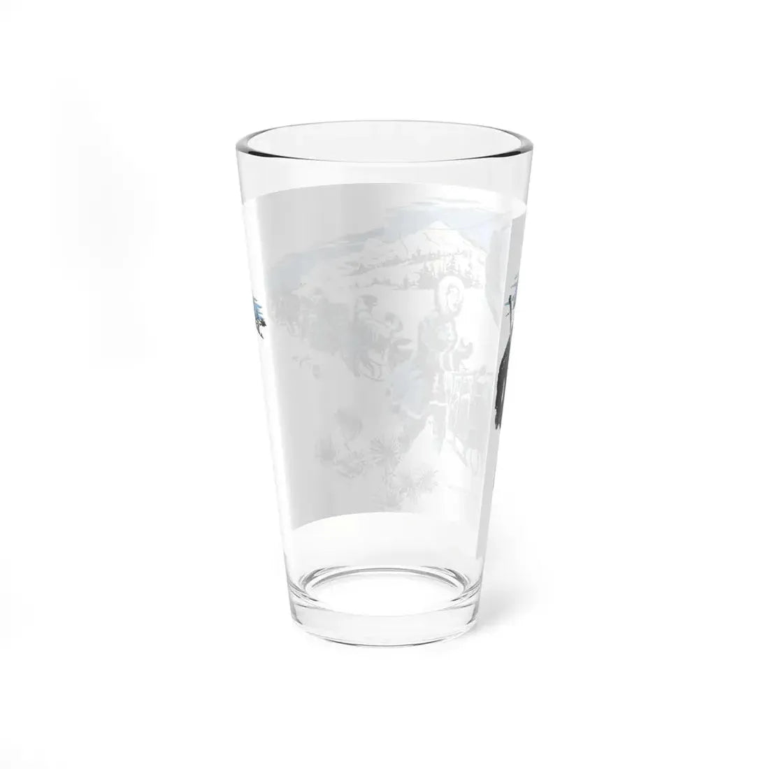 North Wind Crying, Bluebook, August 1952 (Magazine Illustration) Pint Glass 16oz - Go Mug Yourself