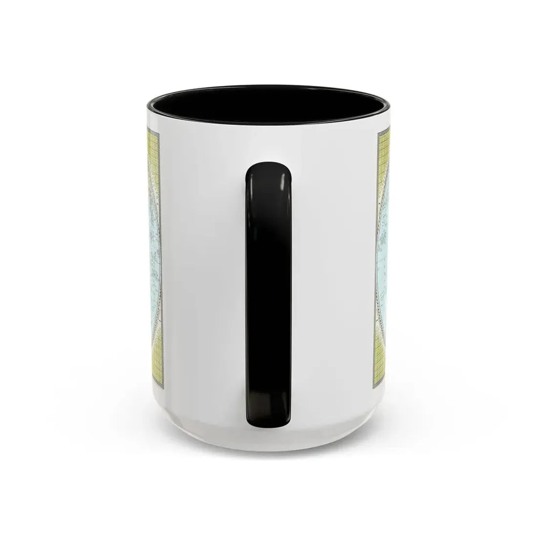 Northern and Southern Hemispheres (1943) (Map) Accent Coffee Mug - Go Mug Yourself