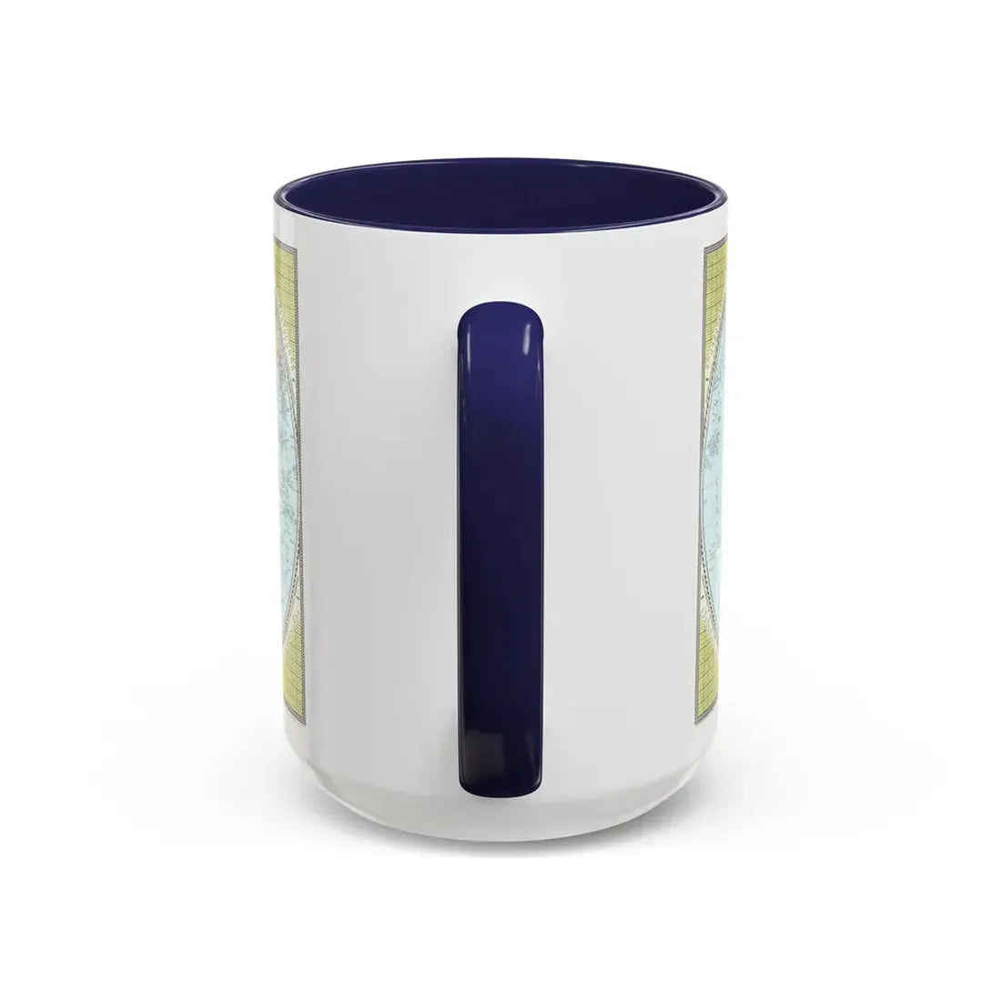 Northern and Southern Hemispheres (1943) (Map) Accent Coffee Mug - Go Mug Yourself