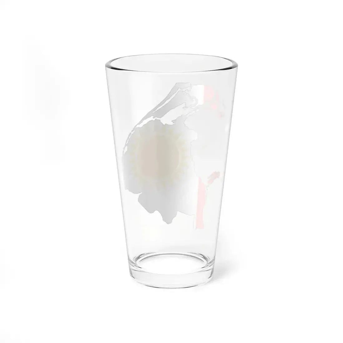 Northern Province Flag-map (Sri Lanka) Pint Glass 16oz - Go Mug Yourself