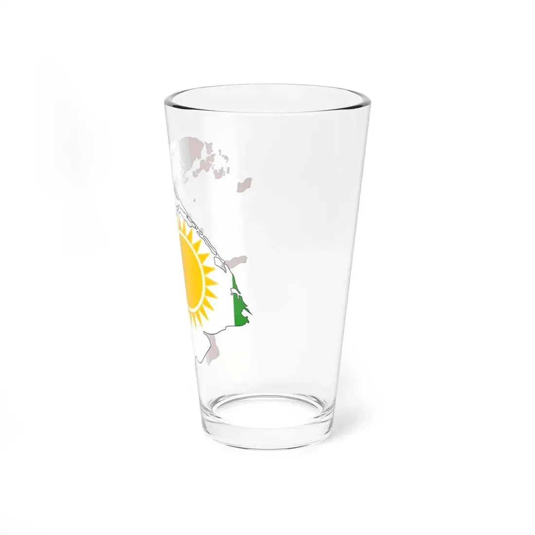 Northern Province Flag-map (Sri Lanka) Pint Glass 16oz - Go Mug Yourself