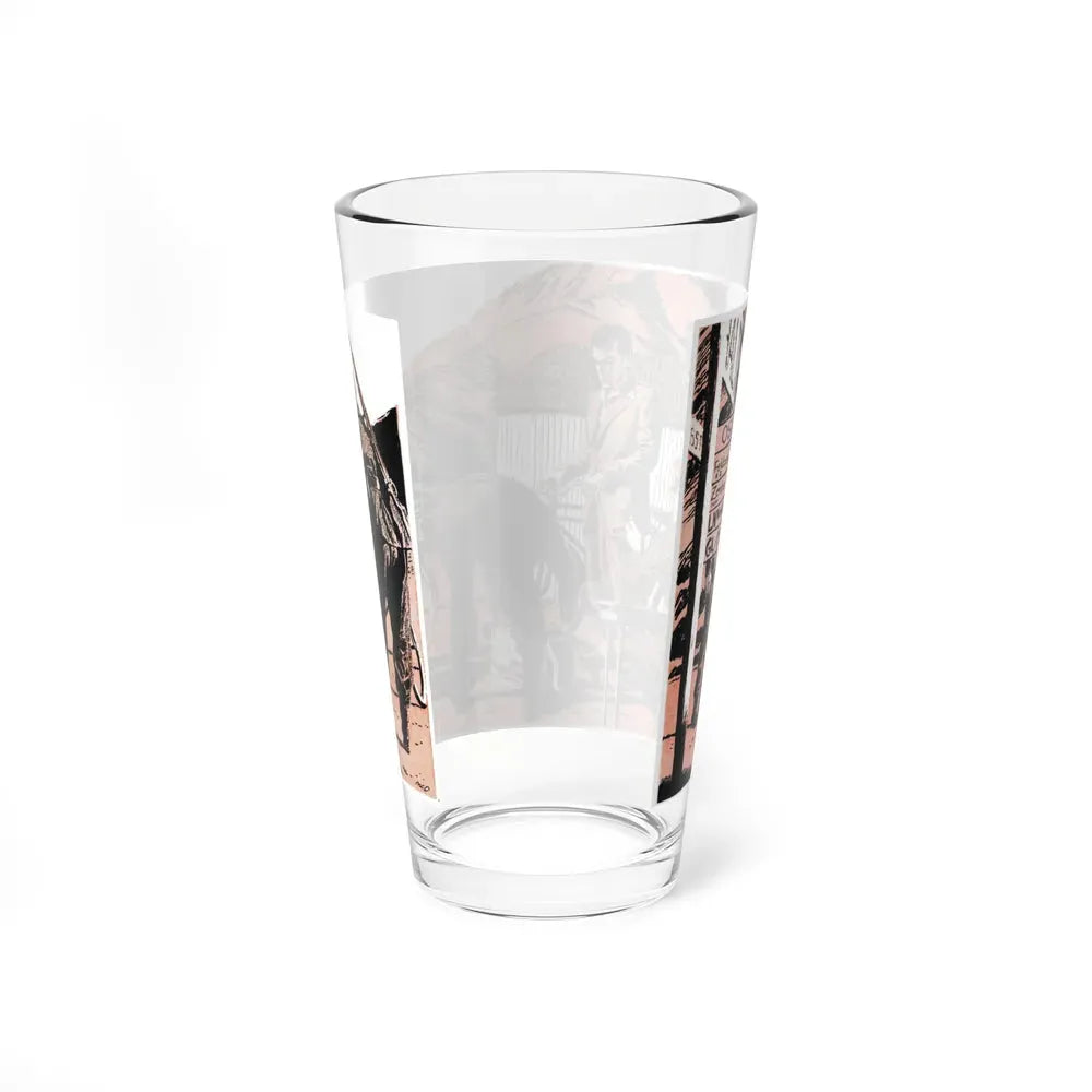 Norway Rendezvouz (2), Blue Book Magazine, April 1951 (Magazine Illustration) Pint Glass 16oz - Go Mug Yourself