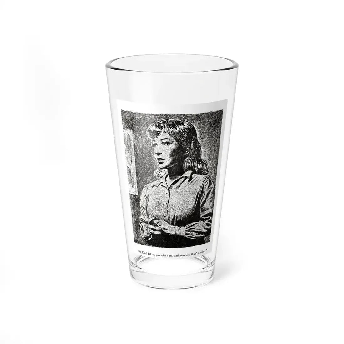 Norway Rendezvouz (3), Blue Book Magazine, April 1951 (Magazine Illustration) Pint Glass 16oz 16oz - Go Mug Yourself