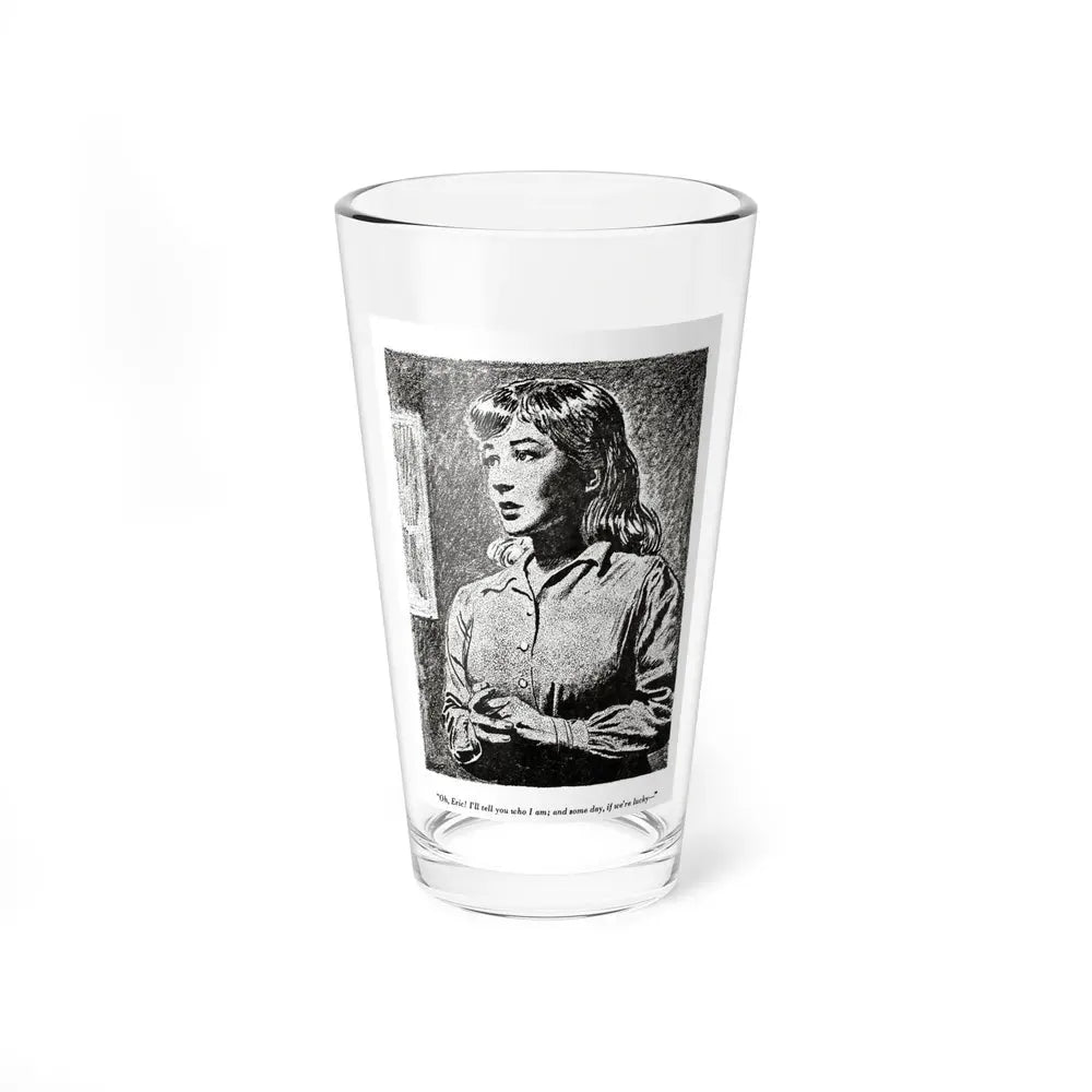 Norway Rendezvouz (3), Blue Book Magazine, April 1951 (Magazine Illustration) Pint Glass 16oz 16oz - Go Mug Yourself